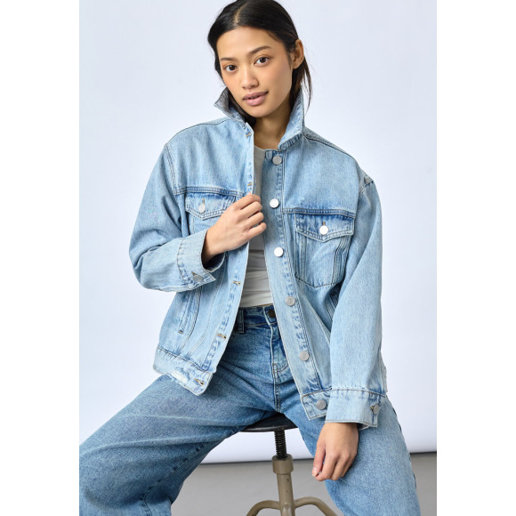 Sisters Point - L.Denim | Dames | Spijkerjas | L.Denim | L/XL | regular | Kamst mode