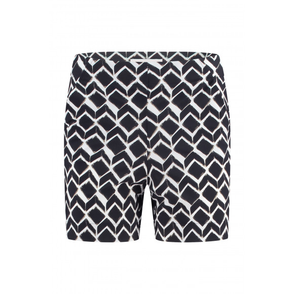 Studio Anneloes - Zwart Travel short print Zwart XS - Maat XS