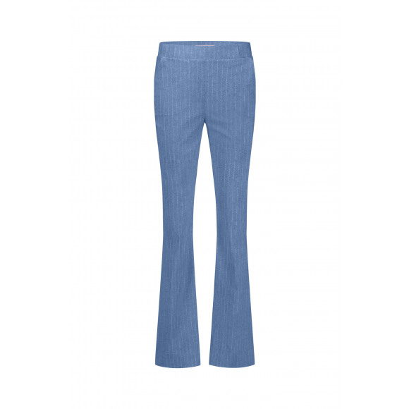 Studio Anneloes Blauw Pinstripe trousers Blauw L Maat L