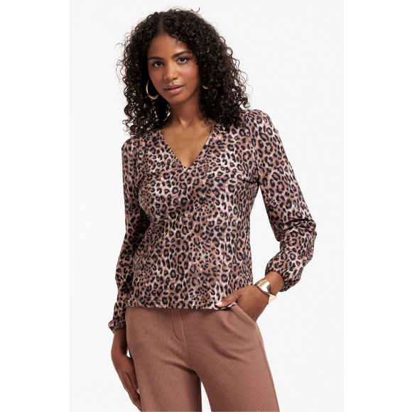 Studio Anneloes Beige Animal Top Beige XL Maat XL