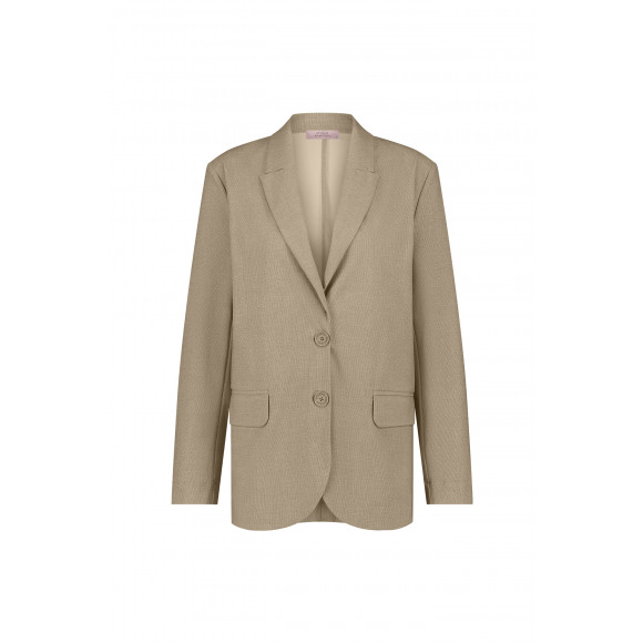 Studio Anneloes Bruin Structuur blazer Bruin M Maat M