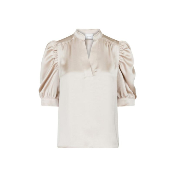 Neo noir - Champagne beige | Blouse | Dames |champagne beige | Kamst mode