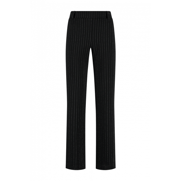 Helena Hart Zwart Broek soul pinstripe Zwart XL Maat XL