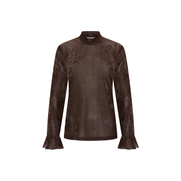 Helena Hart - Chocolade | Top | Dames |Chocolade | Kamst mode
