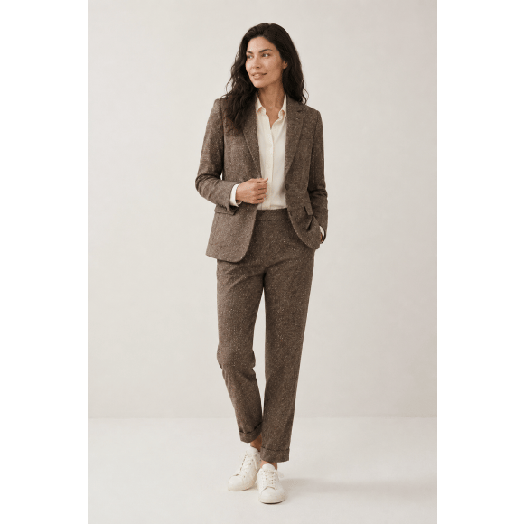 Helena Hart - Chocolade | Dames | Blazer | Chocolade | 3XL | regular | Kamst mode