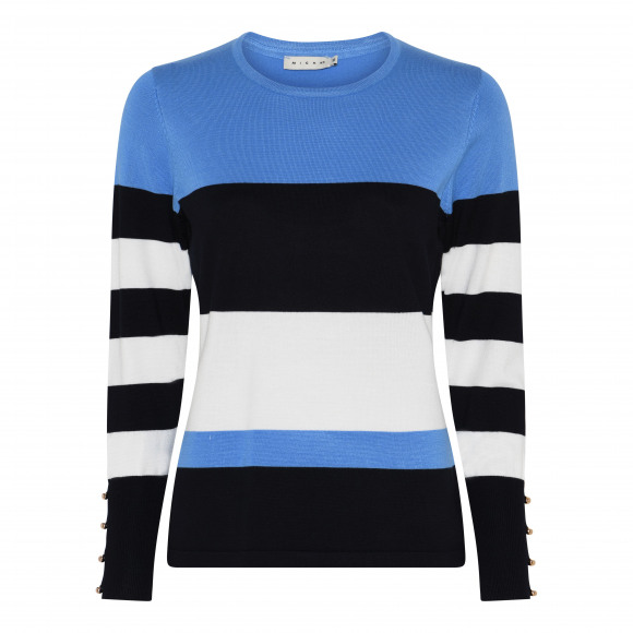 micha - Blauw | Dames | Trui | Blauw | 3XL | regular | Kamst mode