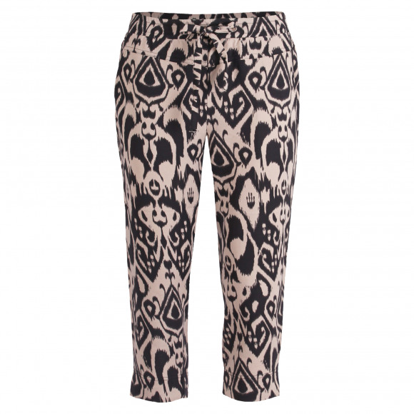Enjoy - Zwart Capri aop ikat Zwart L - Maat L