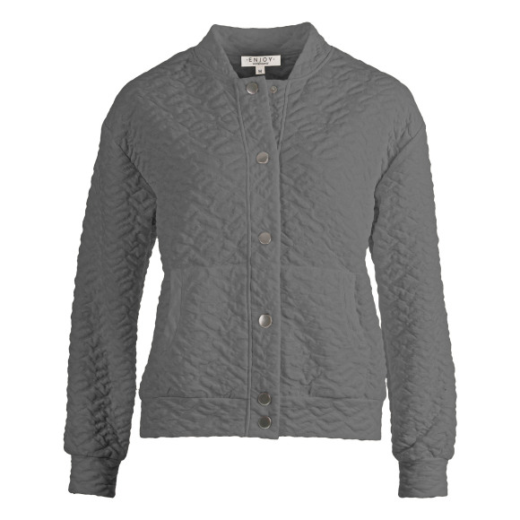 Enjoy - Grijs | Dames | Blazer | Grijs | XXL | regular | Kamst mode