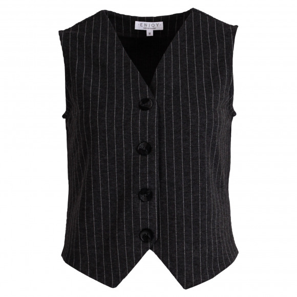 Enjoy - Zwart | Dames | Gilet | Zwart | S | regular | Kamst mode