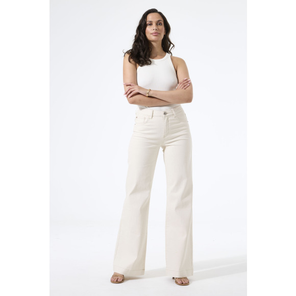 Garcia - Ecru | unisex | Jeans | ecru | 34 | regular | Kamst mode