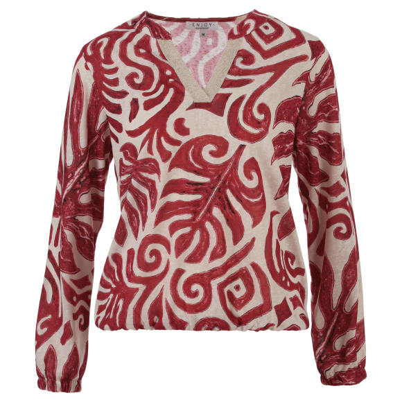 Enjoy - Rood | Blouson | Dames |Rood | Kamst mode