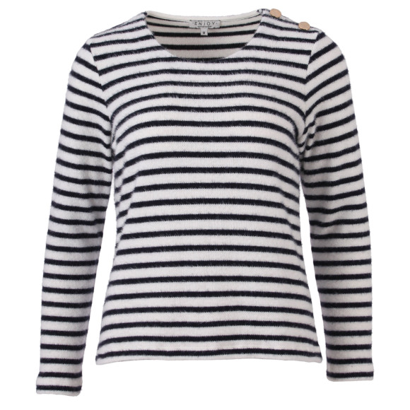 Enjoy - Indigo | Dames | Trui | Indigo | XXL | regular | Kamst mode