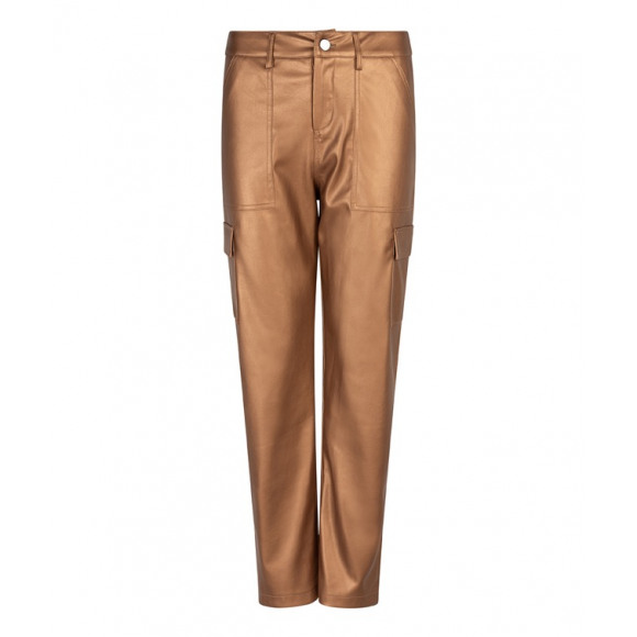 Esqualo - Bruin Broek cargo leather Bruin 36 - Maat 36