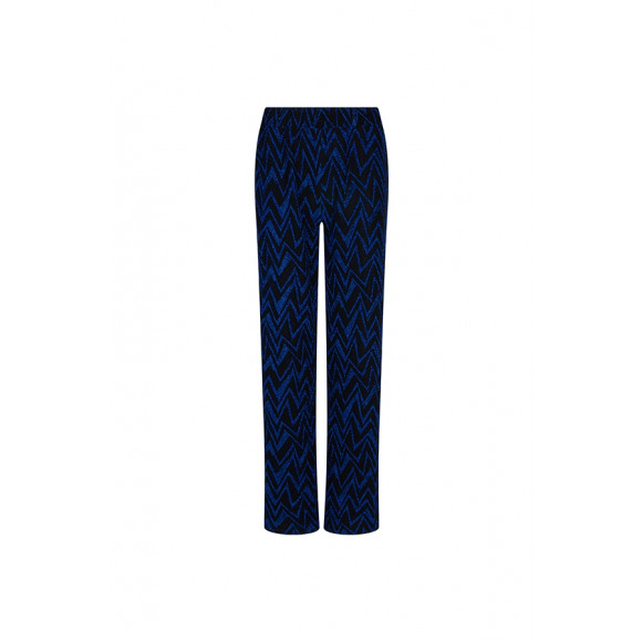 Lofty Manner Blauw Broek glitter Blauw XL Maat XL