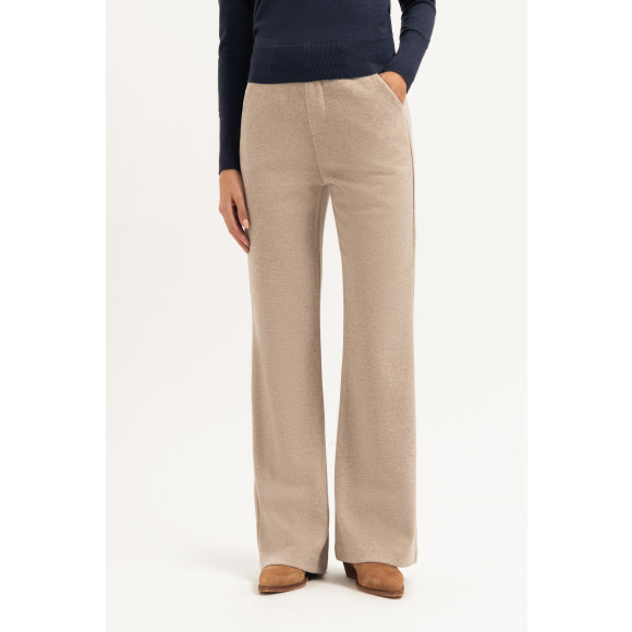 Florez - Beige | Broek | Dames |Beige | Kamst mode