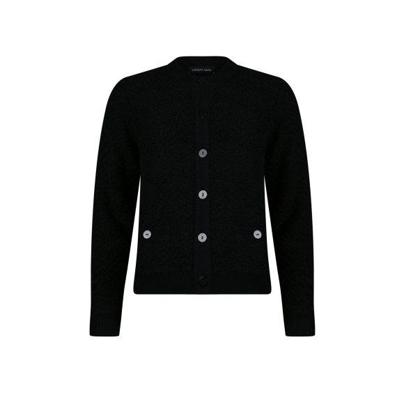 Roberto Sarto - Zwart | Dames | Vest | Zwart | 44 | regular | Kamst mode