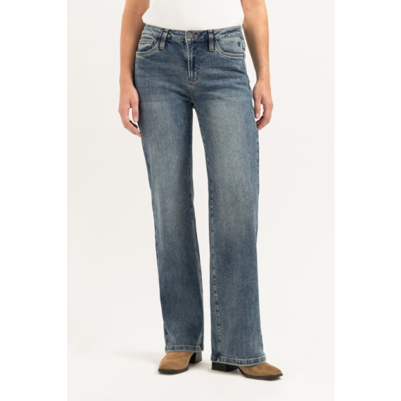 Florez - Blue Denim | Broek | Dames |Blue Denim | Kamst mode