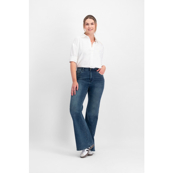 Florez - Blauw Flared jeans Blauw 31 - Maat 31