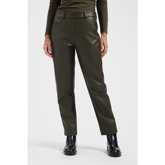 Lady day - Groen | Dames | Broek | Groen | XXL | regular | Kamst mode