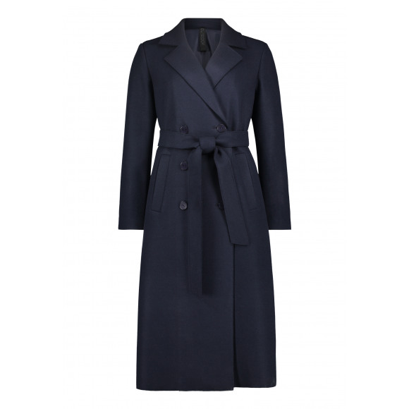 Betty Barclay - Blauw Wollen jas Blauw 46 - Maat 46