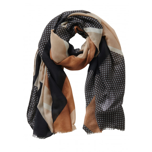 Betty Barclay - Zwart Sjaal print Zwart ACC - Maat ACC