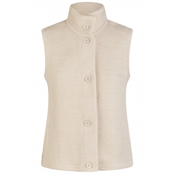Barbara Lebek - Panna cotta Gebreid gilet panna cotta 44 - Maat 44