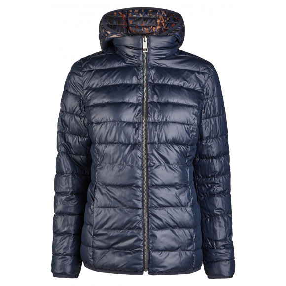Barbara Lebek - Blauw Reversible winterjas Blauw 48 - Maat 48