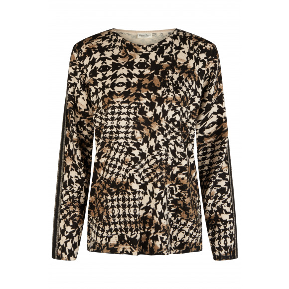 Barbara Lebek - Black Pullover pied de poule black 38 - Maat 38