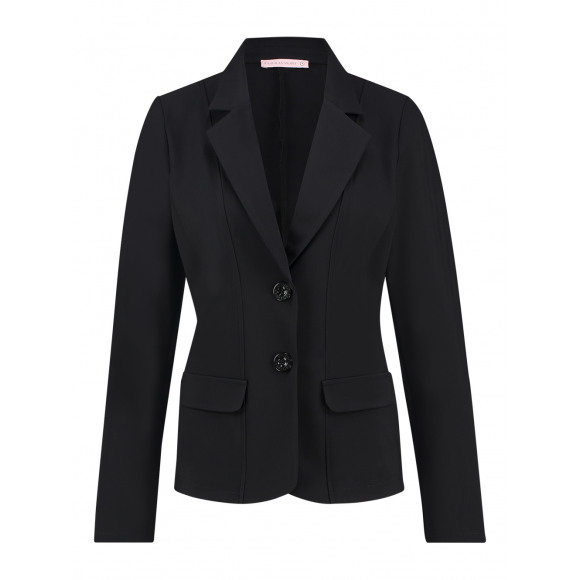 Studio Anneloes - Zwart Blazer bonded Zwart XS - Maat XS