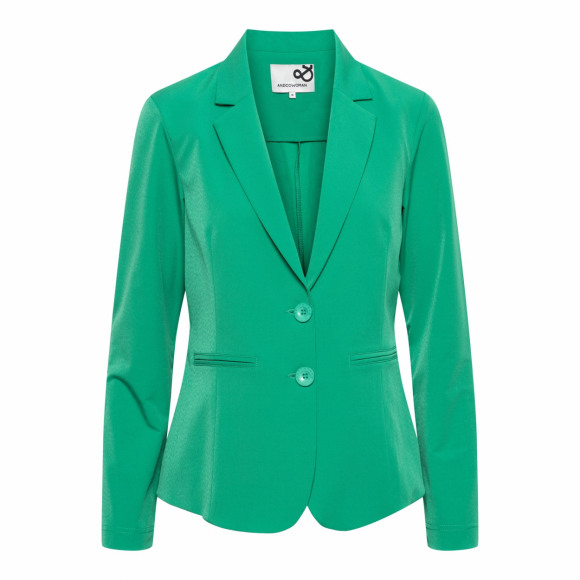 &Co - Groen Blazer travel Groen XXL - Maat XXL