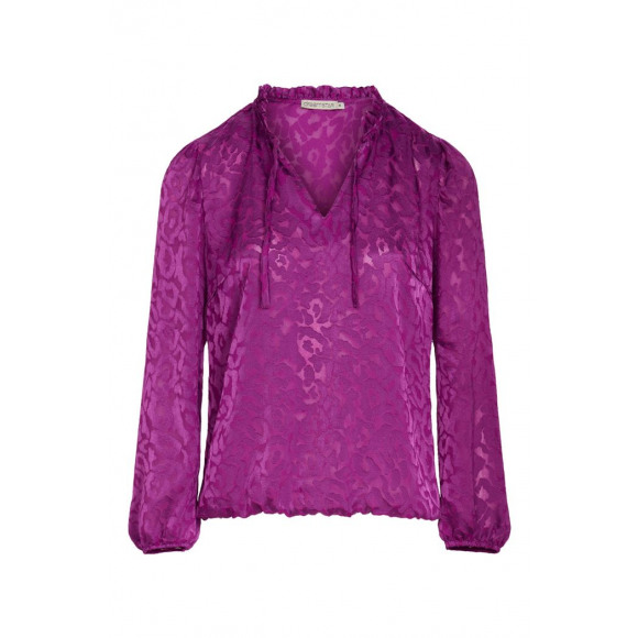 Dreamstar - Roze Blouse animal effen Roze 40 - Maat 40