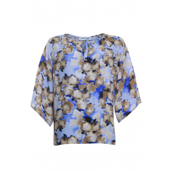 Another Woman - Bruin Blouse bloem Bruin 38 - Maat 38