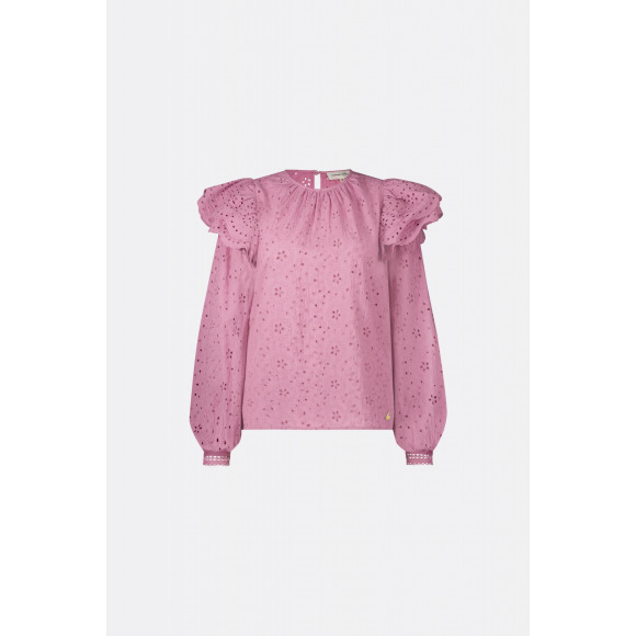 Fabienne Chapot - Roze Blouse broderie Roze 44 - Maat 44