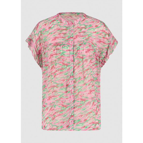 Circle of Trust - Roze Blouse print Roze XL - Maat XL