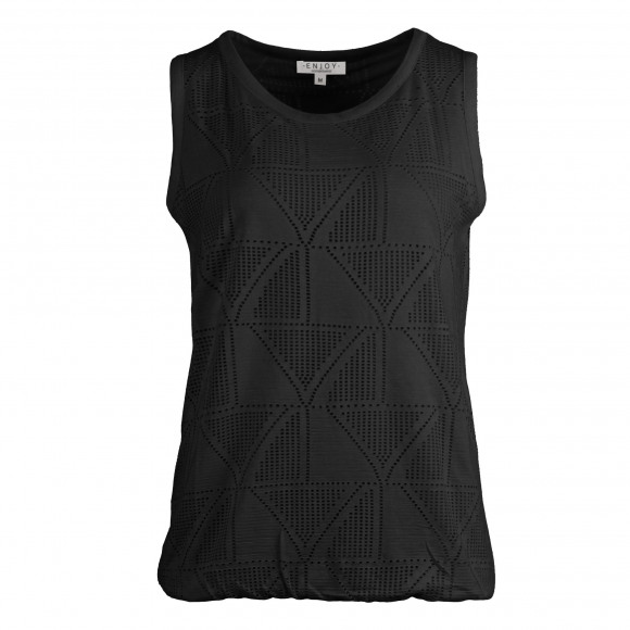 Enjoy - Zwart Blouson crochet Zwart S