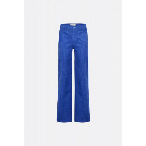 Fabienne Chapot - Blauw Broek cord Blauw 33 - Maat 33