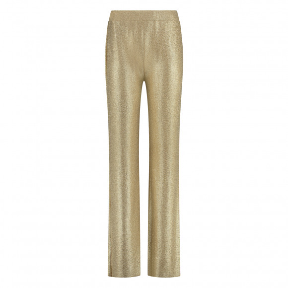 Nukus - Goud Broek wide leg Goud L - Maat L