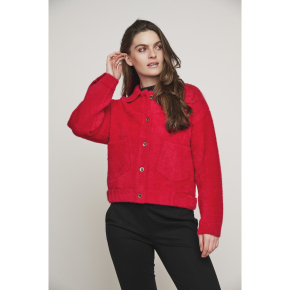 Rino & Pelle - Rood Vestje knopen op de rug Rood 3XL