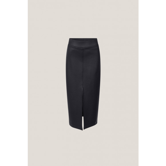 Jansen Amsterdam - Zwart Rok leather look Zwart S - Maat S
