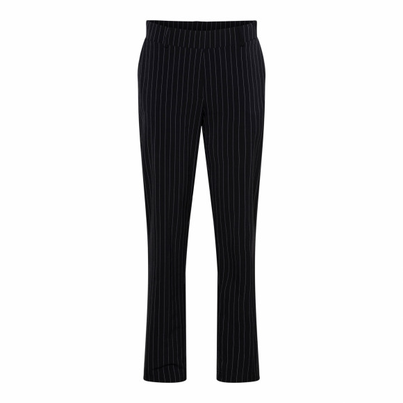 &Co - Zwart Pantalon pinstripe Zwart S - Maat S