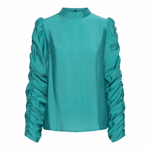 &Co - Groen Blouse effen Groen M - Maat M