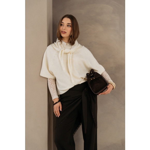 &Co - Ecru | Dames | Blouse | Ecru | 3XL | regular | Kamst mode
