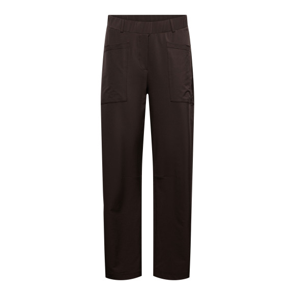 &Co - Donkerbruin | Dames | Broek | Donkerbruin | 3XL | regular | Kamst mode