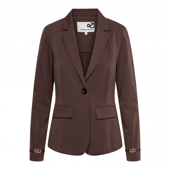 &Co - Bruin | Dames | Blazer | Bruin | 3XL | regular | Kamst mode