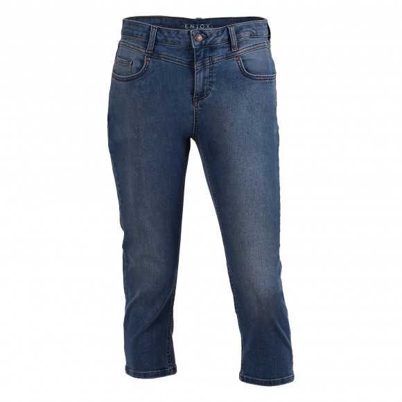 Enjoy - Blauw Capri jeans Blauw 36 - Maat 36