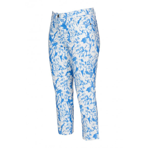 Dreamstar - Blauw Capri print Blauw 48 - Maat 48