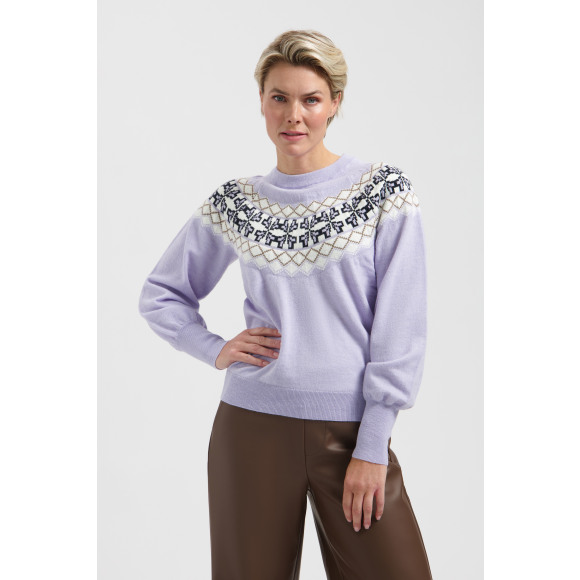 Lady day - Lila | Trui | Dames |Lila | Kamst mode