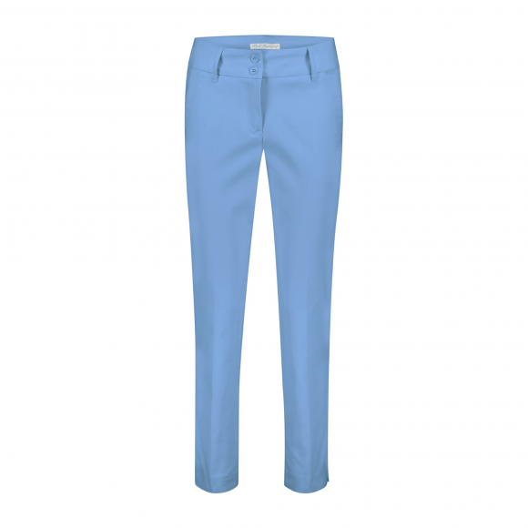 Red Button - Blauw Effen pantalon cropped Blauw 32