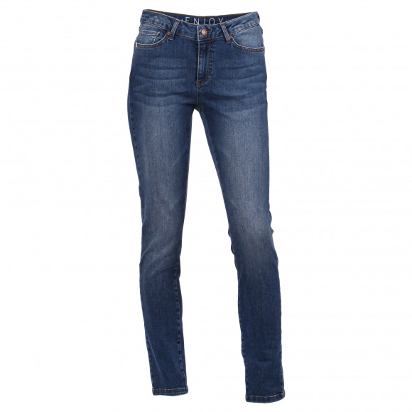 Enjoy - Blauw Pantalon 5-pocket power Blauw 36 - Maat 36