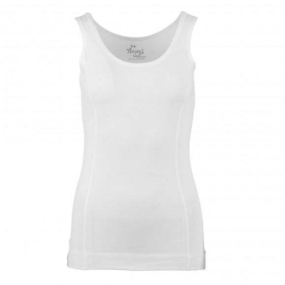 Enjoy - Wit Top basis Wit L - Maat L